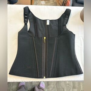 Black Waist Trainer Corset for Women.